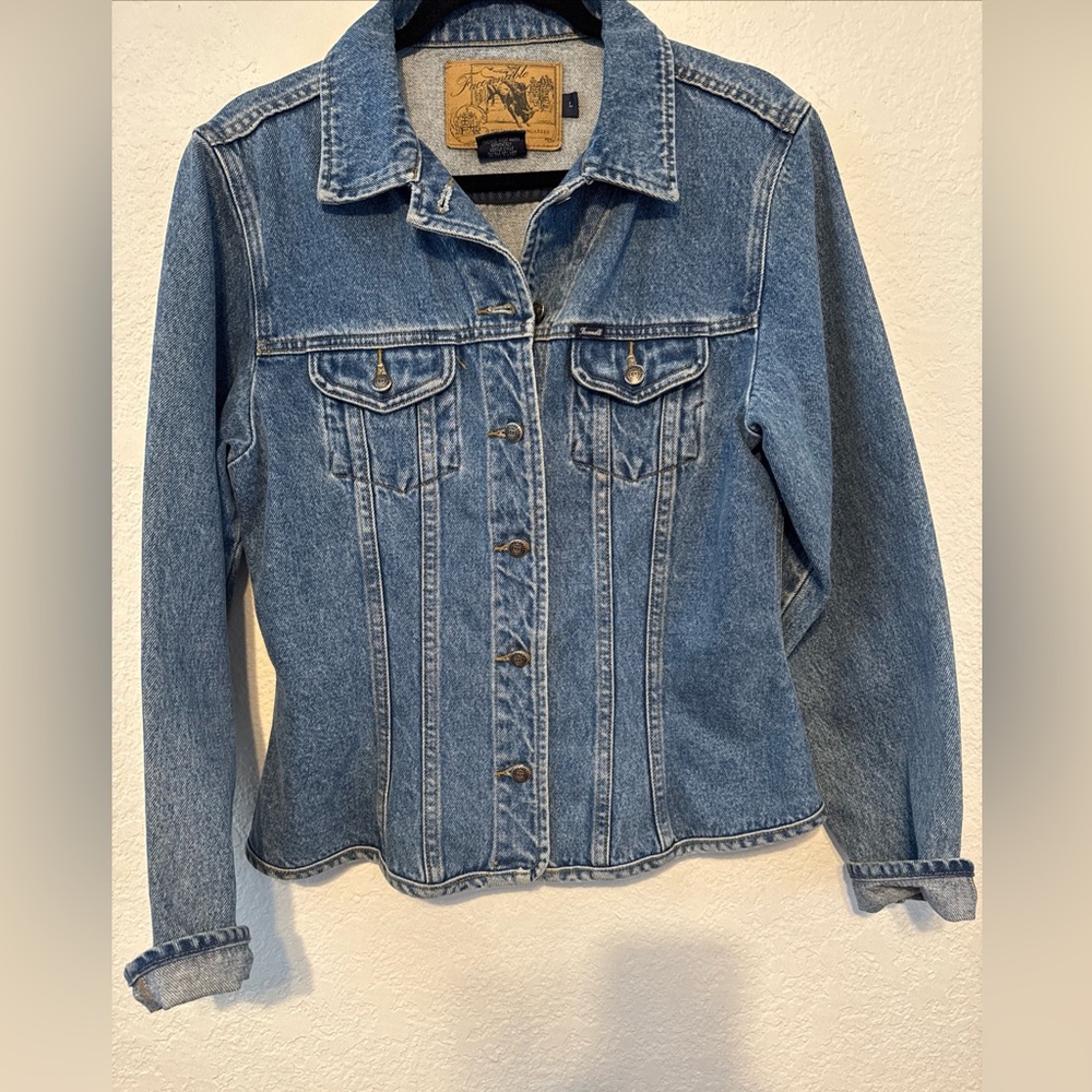 Faconnable Vintage Jean Jacket Nipped Waist